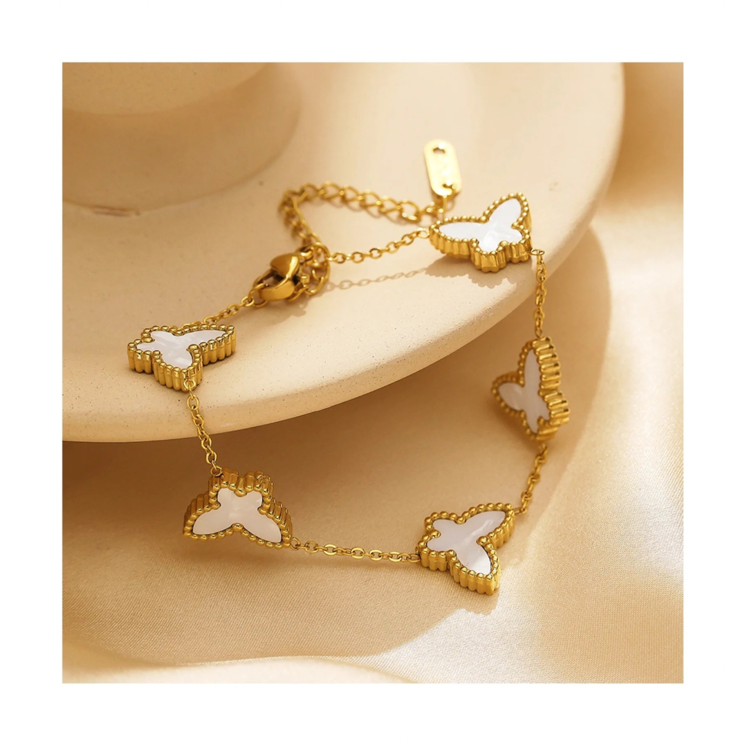 BRACELET WITH BUTTERFLY CHARM