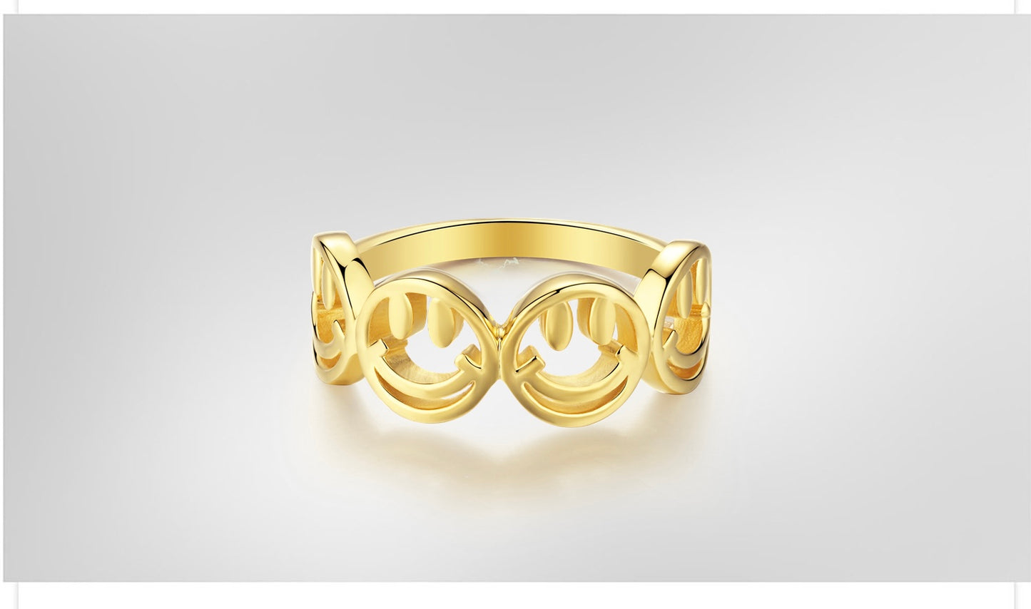 HAPPY FACE RING