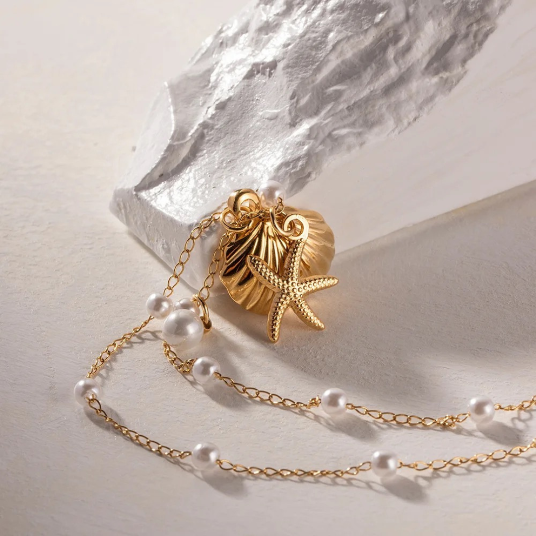 NECKLACE WITH STARFISH CHARM