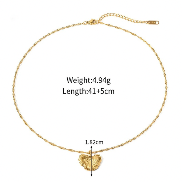 LEAF STYLE NECKLACE